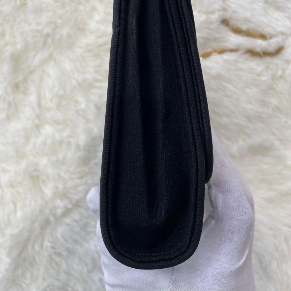 Gucci Black Clutch with Gold Chain Accent - Picture 11 of 13